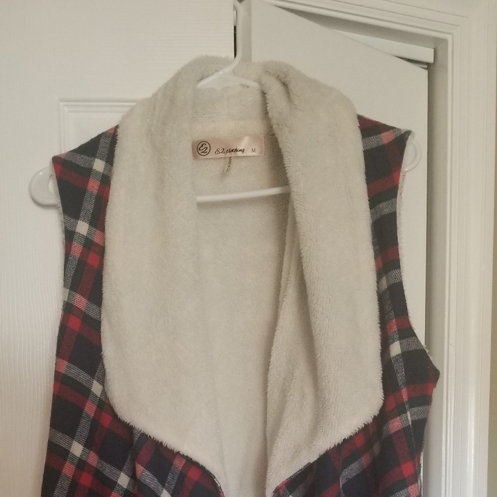 Boutique Flannel vest